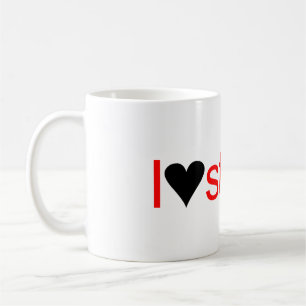 I heart stroop coffee mug