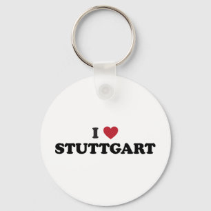 I Heart Stuttgart Germany Key Ring