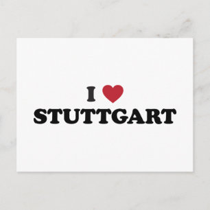 I Heart Stuttgart Germany Postcard