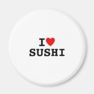 I Heart Sushi Magnet