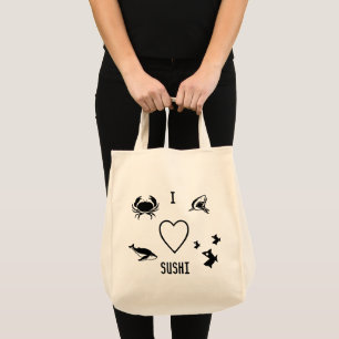 I Heart Sushi Tote Bag