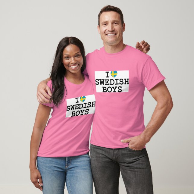 I Heart Swedish Boys T-Shirt (Unisex)