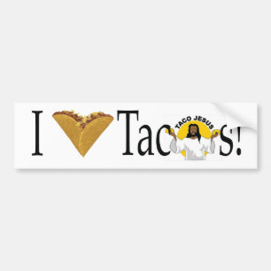 I (heart) Tacos Bumper Sticker