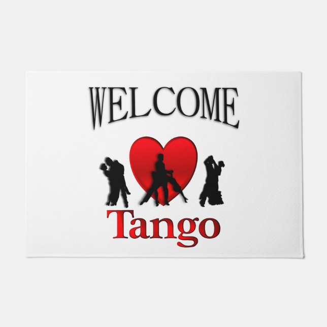 I Heart Tango Doormat (Front)