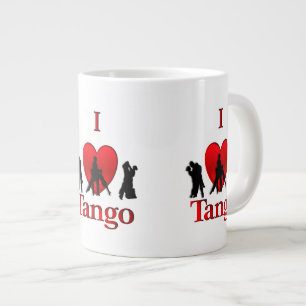 I Heart Tango Large Coffee Mug