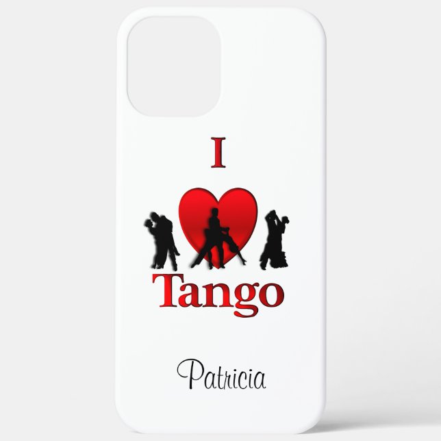 I Heart Tango Personalised Case-Mate iPhone Case (Back)