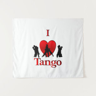 I Heart Tango Tapestry