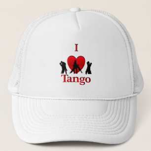 I Heart Tango Trucker Hat