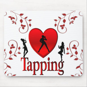 I Heart Tap Dance Mouse Mat