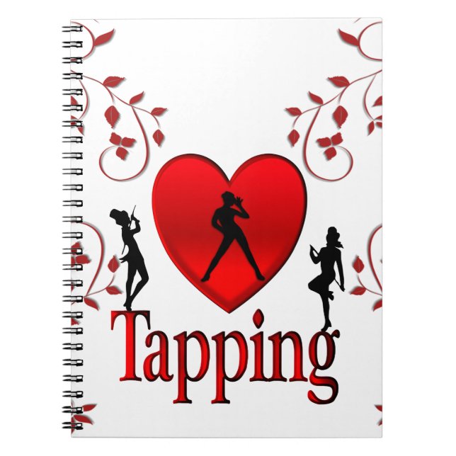 I Heart Tap Dance Notebook (Front)