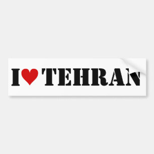 I [heart] Tehran Bumper Sticker