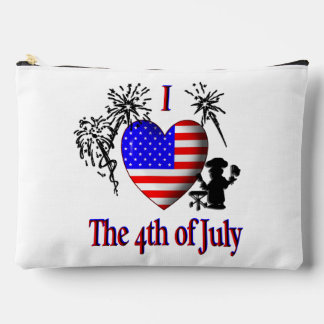 I Heart the 4th of July Accessory Pouch