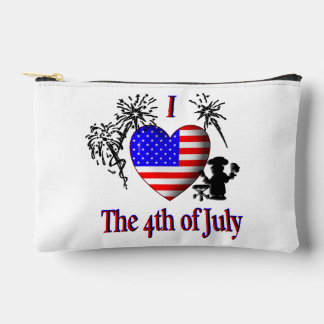 I Heart the 4th of July Accessory Pouch