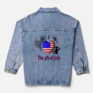 I Heart the 4th of July Denim Jacket