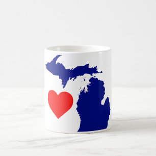 I heart The Great Lake State Coffee Mug
