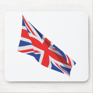 I Heart the UK/Union Jack Flag Mouse Mat