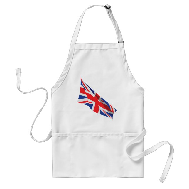 I Heart the UK/Union Jack Flag Standard Apron (Front)