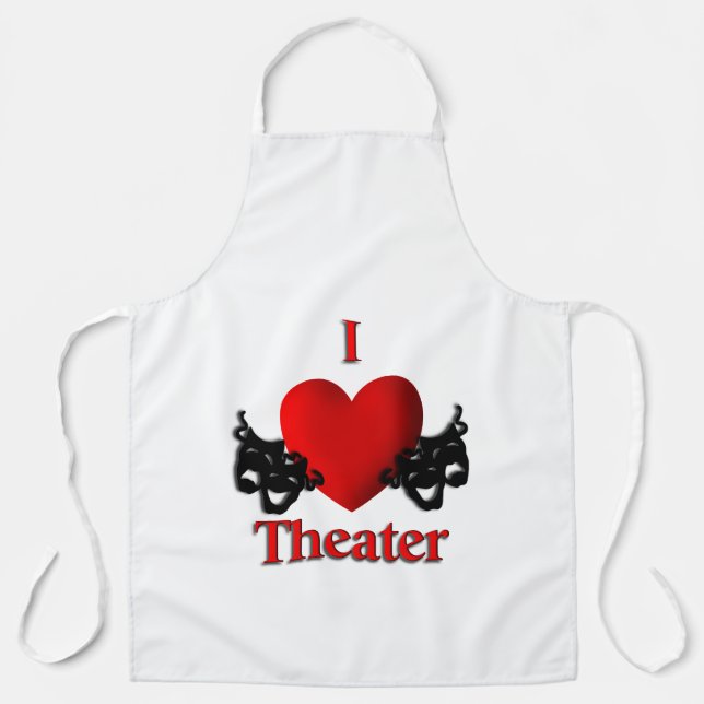 I Heart Theatre Apron (Front)