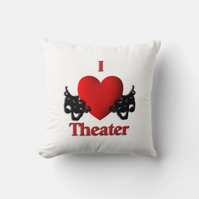 I Heart Theatre Cushion (Front)