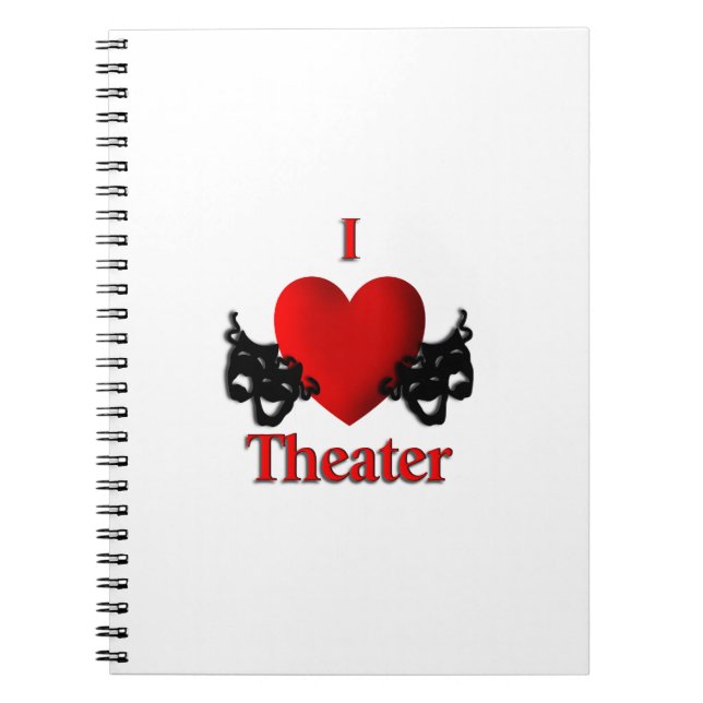 I Heart Theatre Notebook (Front)