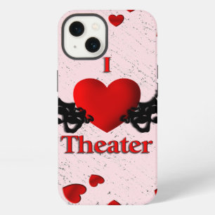 I Heart Theatre Pink iPhone 13 Case