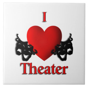 I Heart Theatre Tile