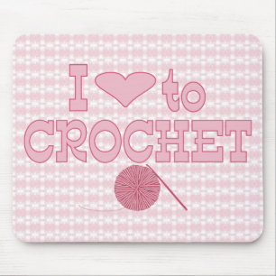 I heart to Crochet Mouse Mat