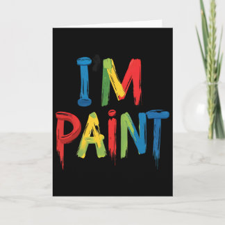 I Heart To Finger Paint I'm Paint Cute Couple Vale Card