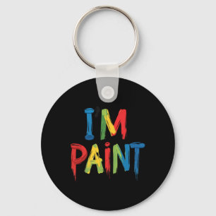 I Heart To Finger Paint I'm Paint Cute Couple Vale Key Ring