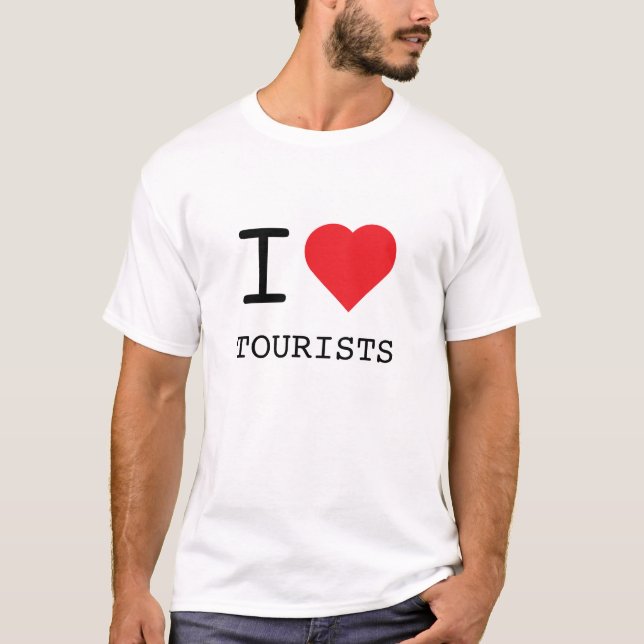 I Heart Tourists T-Shirt (Front)