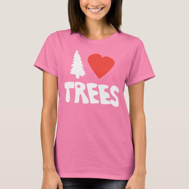 I Heart Trees T-Shirt (Front)