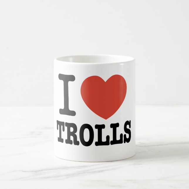 I Heart Trolls Coffee Mug (Center)