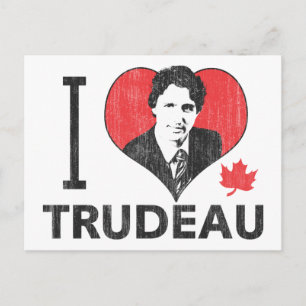 I Heart Trudeau Postcard