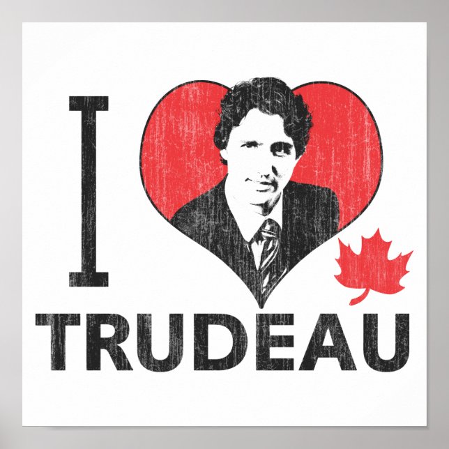 I Heart Trudeau Poster (Front)