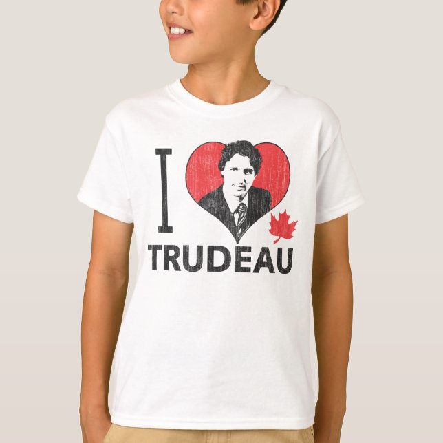 I Heart Trudeau T-Shirt (Front)