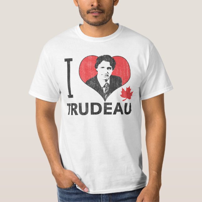 I Heart Trudeau T-Shirt (Front)