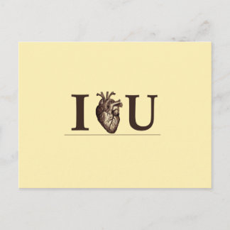 I Heart U Postcard