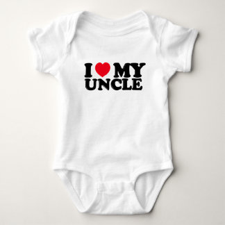 i heart uncle baby bodysuit