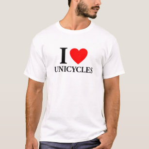 I Heart Unicycles T-Shirt
