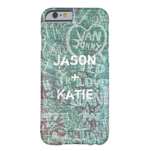I Heart Urban Street Art Graffiti Chalk With Name Barely There iPhone 6 Case
