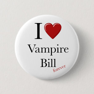 I heart Vampire Bill buttons