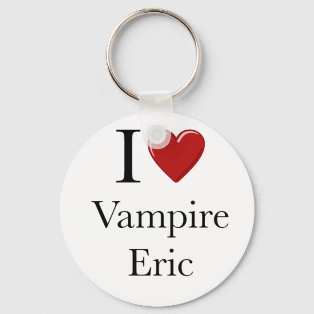 I heart Vampire Eric Key Ring (Front)