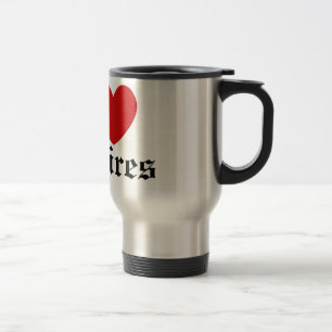 I heart Vampires Travel Mug