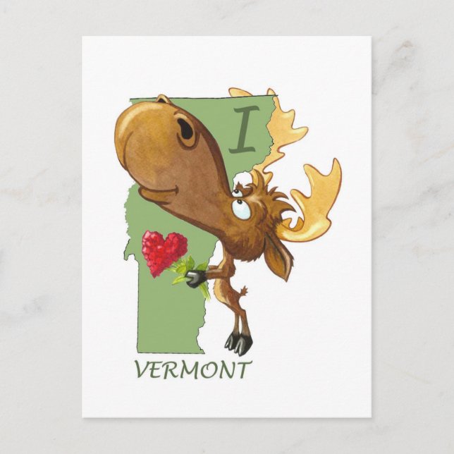 I Heart Vermont Postcard (Front)