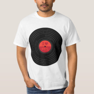 I Heart Vinyl Reords  T-Shirt