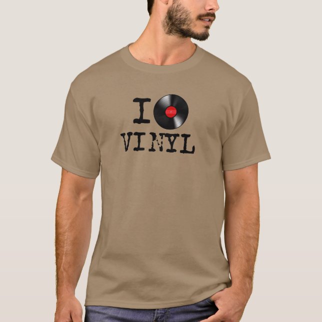 I Heart Vinyl T-Shirt (Front)