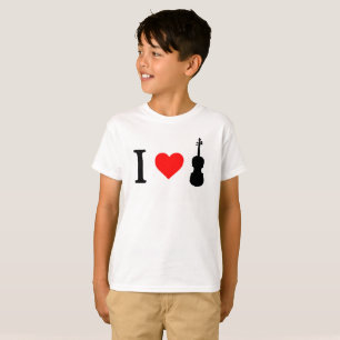 I heart Violin Kid's T-Shirt
