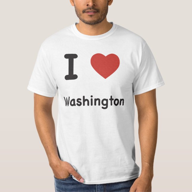 I Heart Washington - Baby T-shirt (Front)