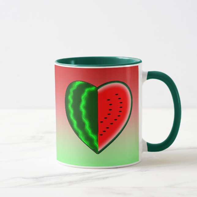 I (Heart) Watermelon Mug (Right)