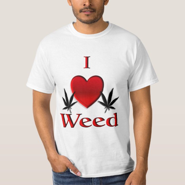 I Heart Weed T-Shirt (Front)